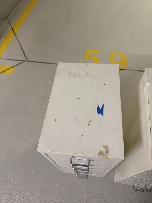 Ikea helmer metalowa szafka z szufladami konternerek pod biurko 2 szt