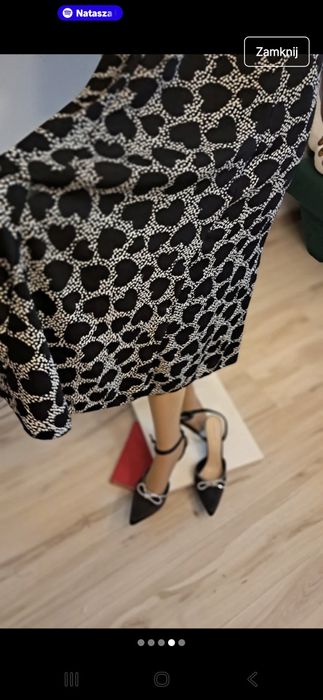 Sukienka w  panterkę