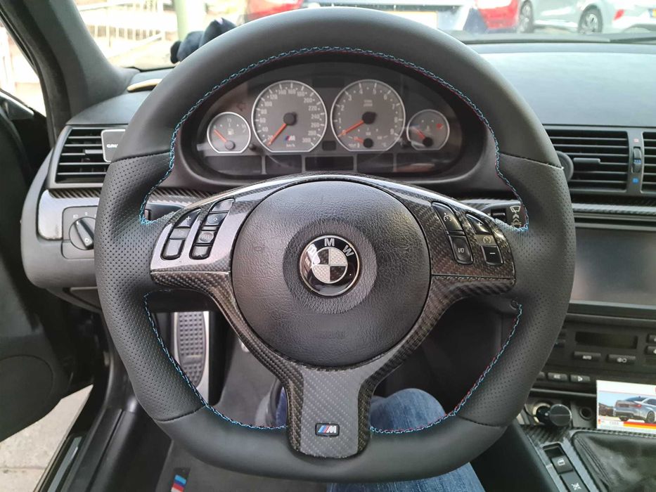 Obszywanie kierownic skórą naturalną Mobilny Serwis