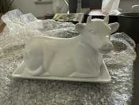 Maselnica porcelanowa krowa versa porcelain nowa