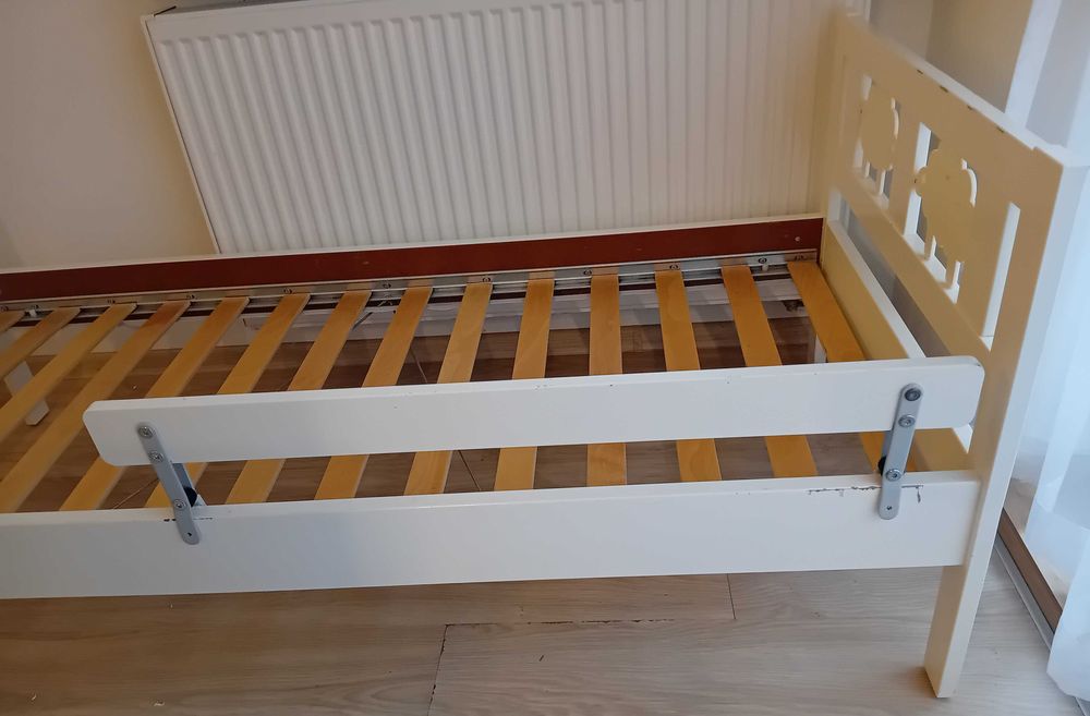 dziecięce łóżko ikea KRITTER z materacem 160 x 70