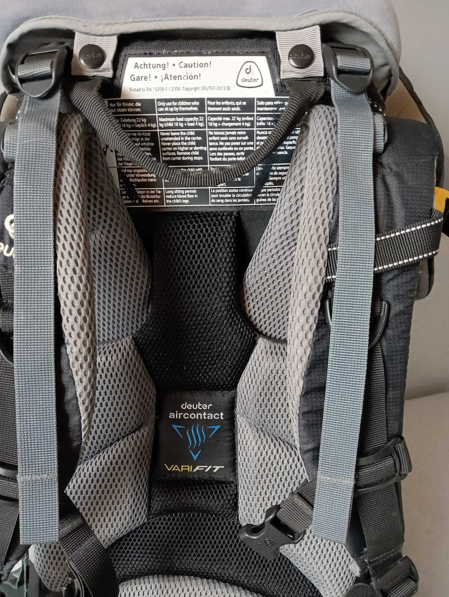 Deuter kid komfort 3 - nosidło plus pokrowiec przeciwdeszczowy