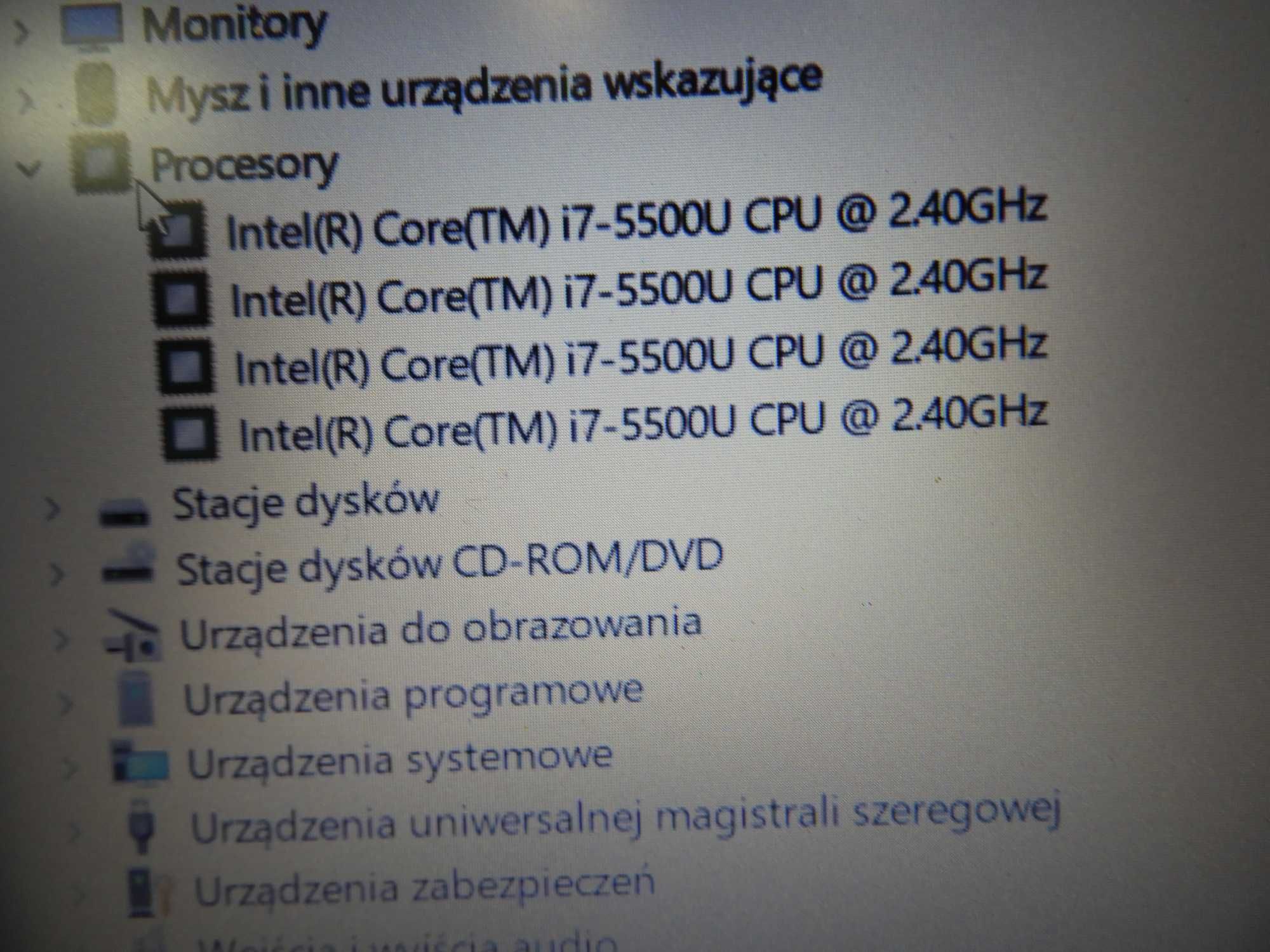 Laptop Lenovo Z51-70 i7-5500U 8GB/256GB  Dwie kart graficzne!!+zas.