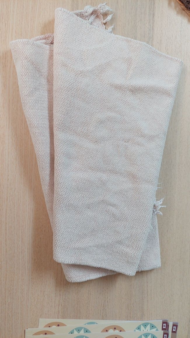 Tapetes em rosa claro de algodão
