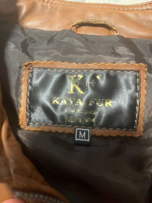 Нова шкіряна куртка KAYA-FUR Туреччина, натуральна шкіра, M