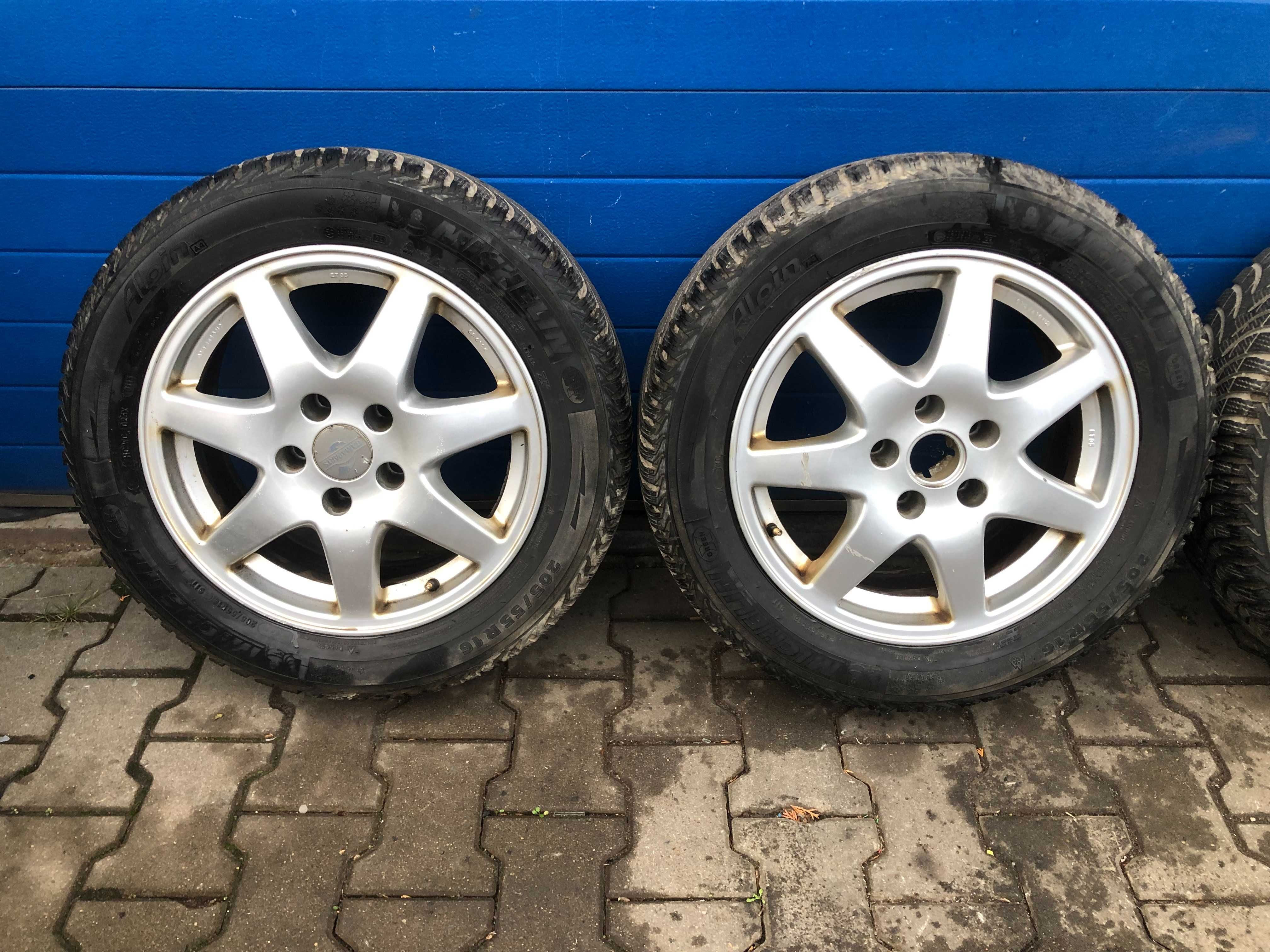 Felgi Opony Golf V Jetta Scirocco Leon II Octavia 205/55/16 Zimowe 8mm