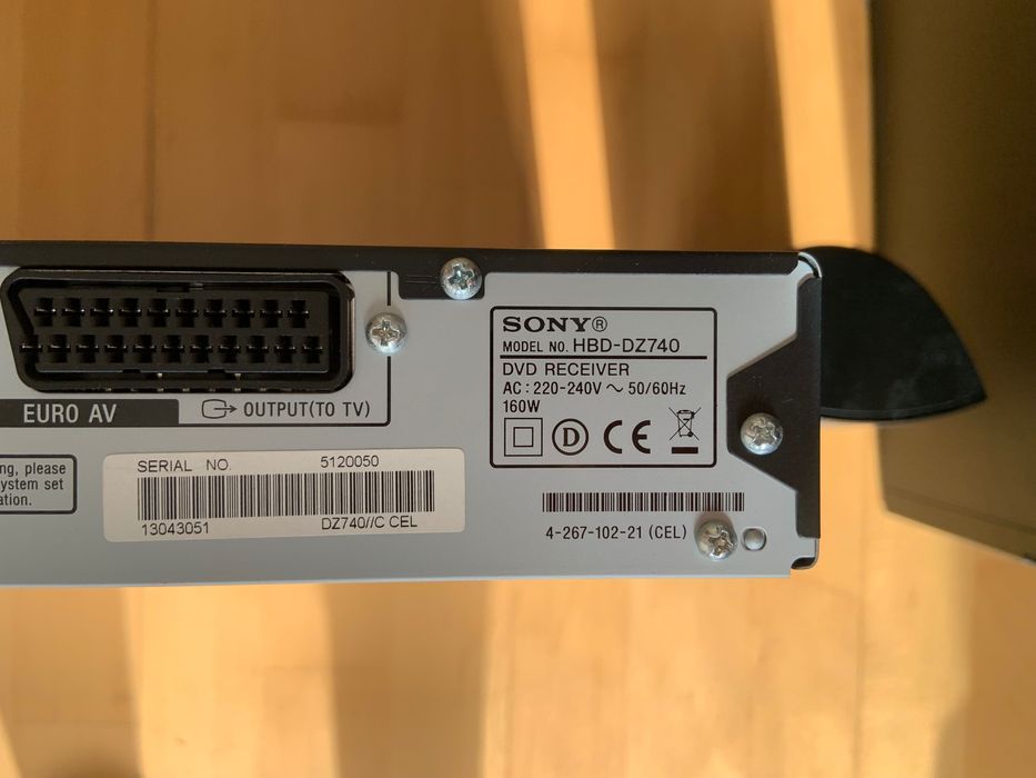 Sistema Surround DVD 5.1 Sony dz740