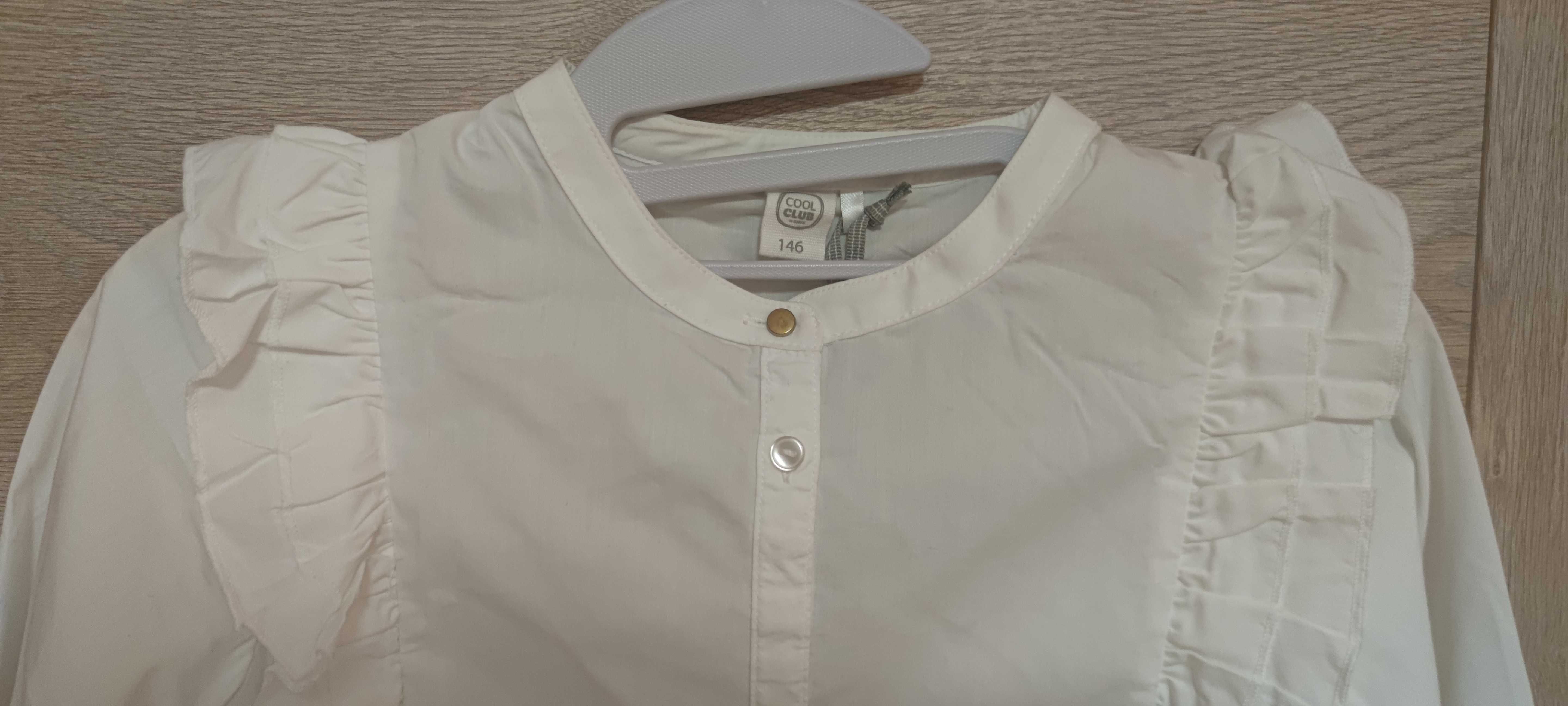 Nowa 146 Smyk elegancka bluzka koszula dla dziewczynki