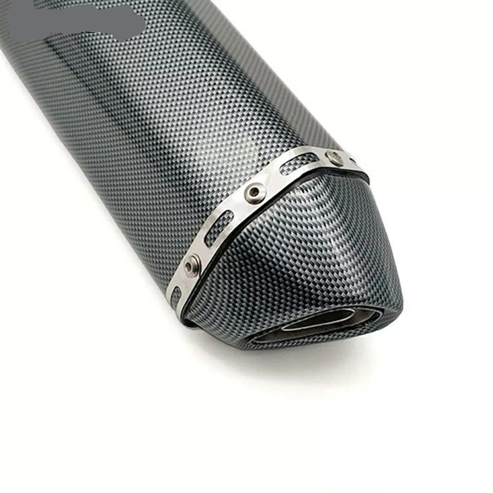 Прямоточний мотоглушник прямоток діаметр 38/51 мм Akrapovic модель Car