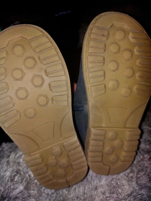 Bota unisexo azul marinho tamanho 24