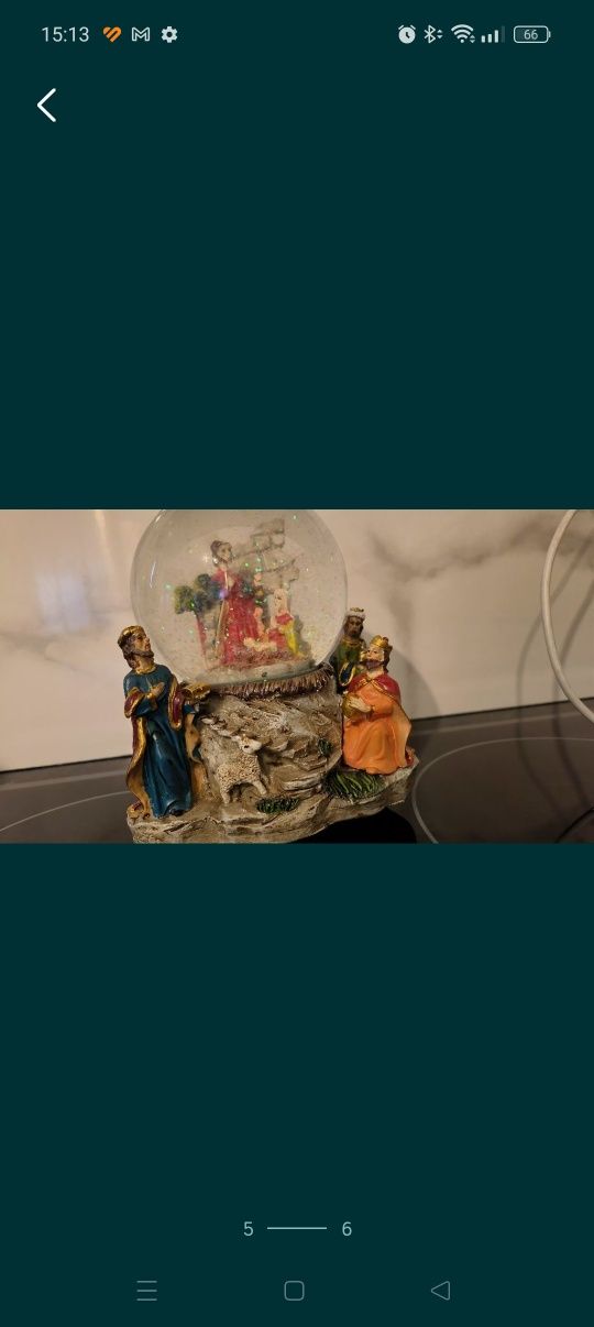 Globo presépio de natal