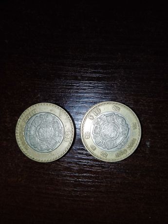 10 песо мексика монета