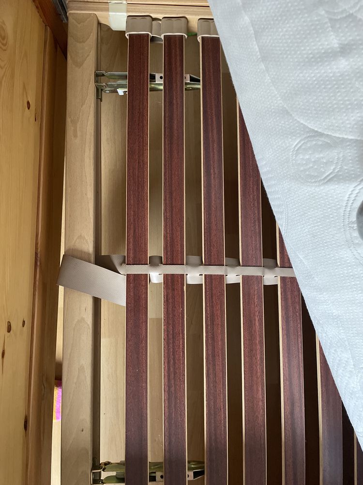 Rama łóżka drewniana 200x200 regulowana