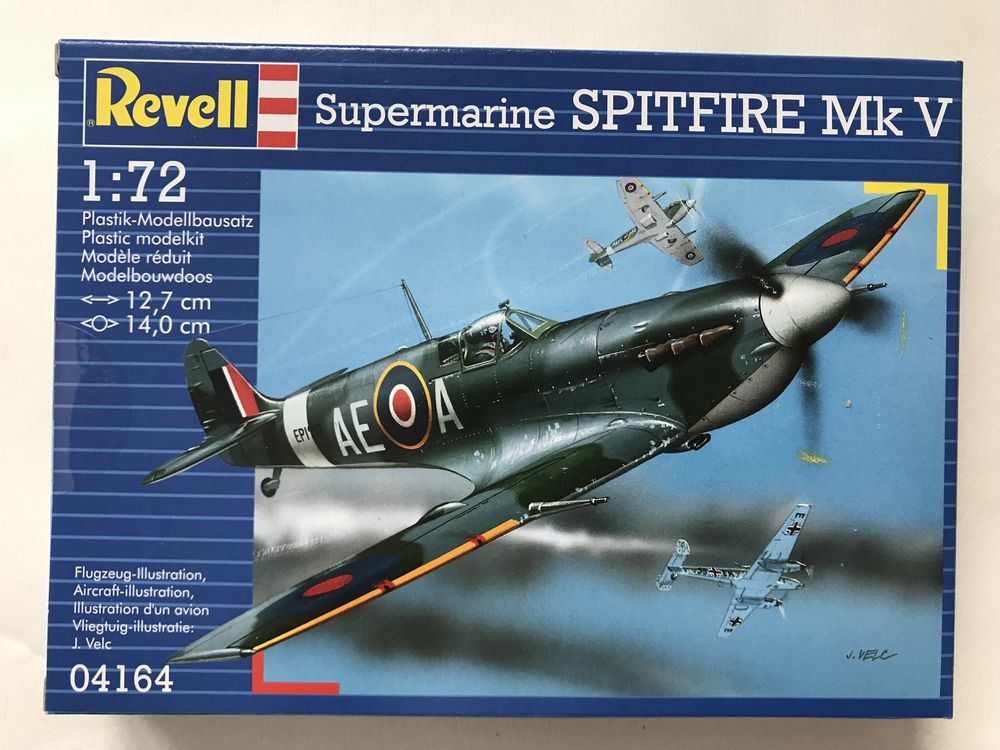 Model do sklejania Revell 04164 samolot Spitfire MkV