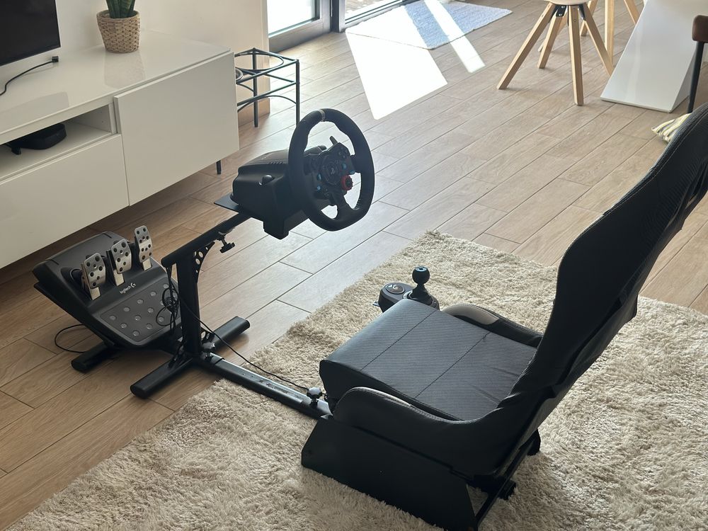 Simulador de corridas logitech g29 + sim rig playseat