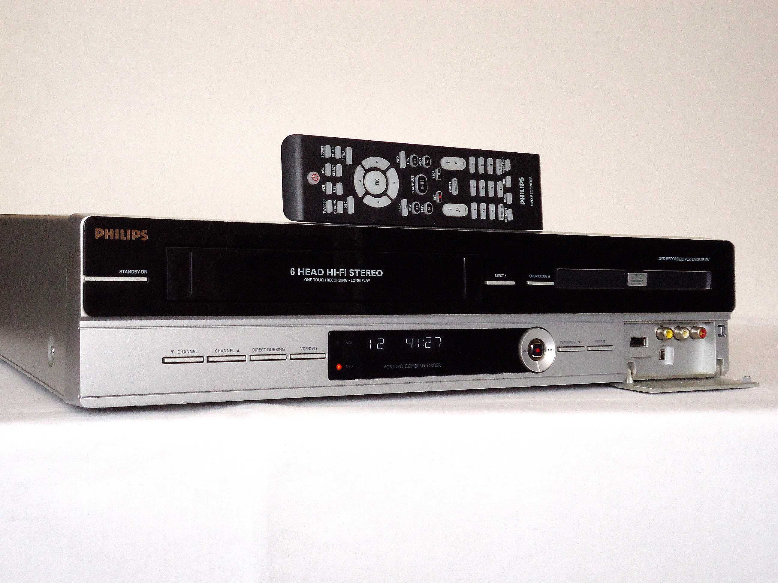 PHILIPS Nagrywarka DVD-VCR Combo USB MenuPL ~ Przegraj VHS na DVD