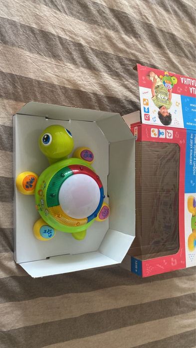 Музыкальная развивающая игрушка «Умница черепашка»