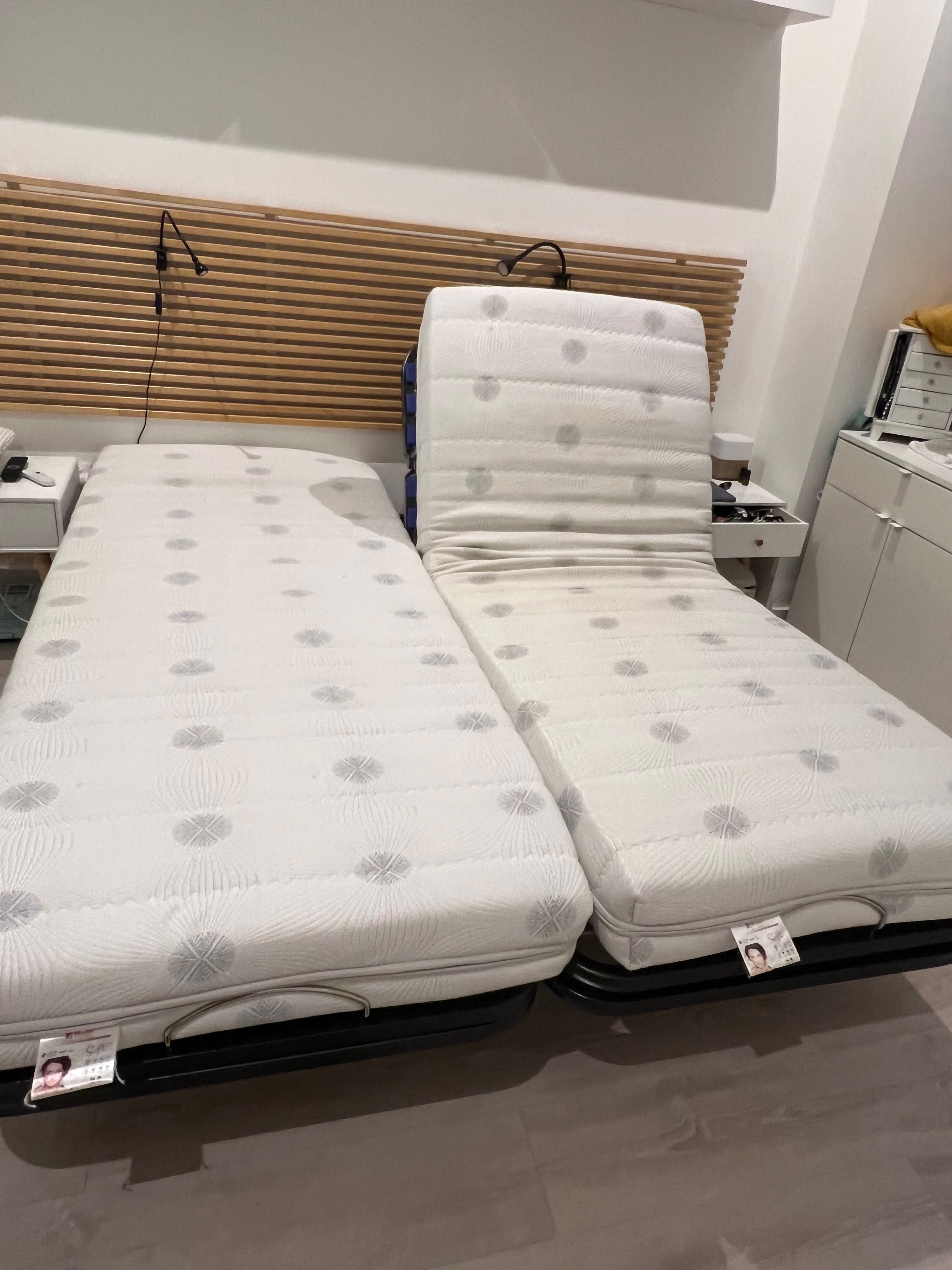 Cama articulada elétrica + colchão Mindol