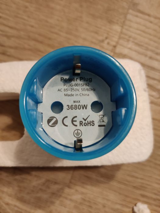 Inteligentne smart ZigBee gniazdko sterowane 16A Tuya Home Assistant