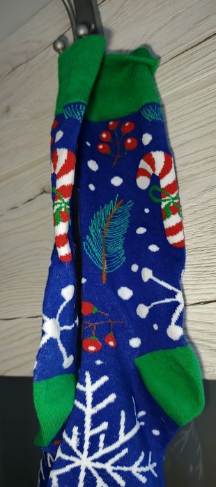 Skarpety świąteczne 

Wymiary długość 39 cm, szerokość przy
