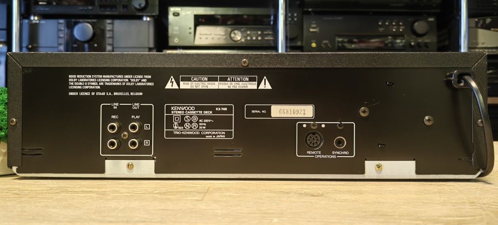 Касетний програвач Kenwood KX-74