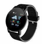 Smartwatch Zegarek Sportowy Kroki Kalorie Puls - Czarny