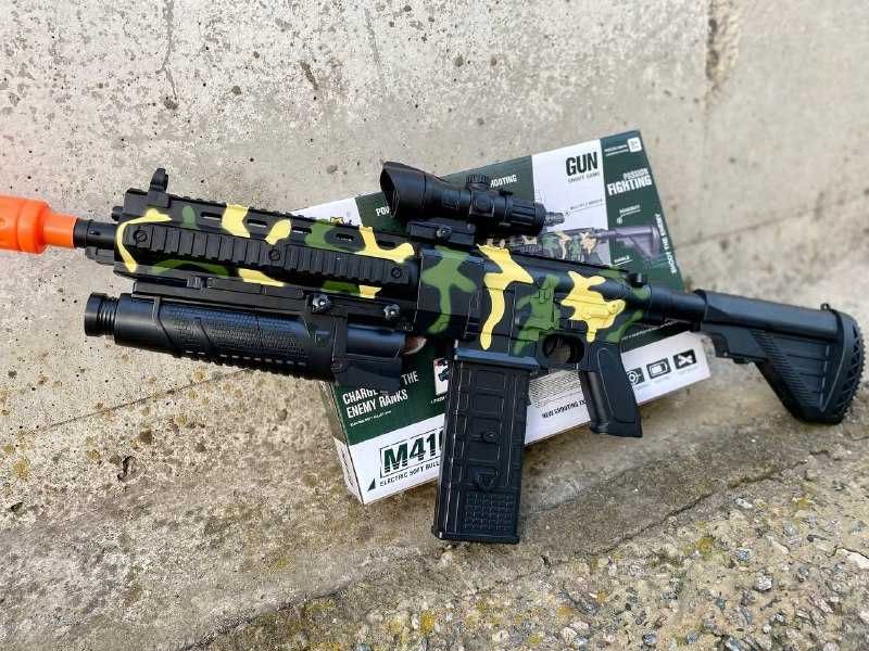 Дитячий помповий автомат на акумуляторі м'які кулі присоски M416 /98см