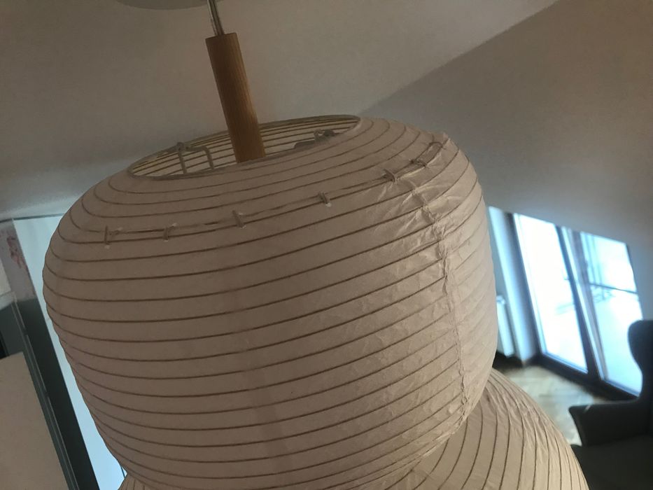 Lekko uszkodzona Lampa wisząca z papieru ryżowego Misaki Westwing