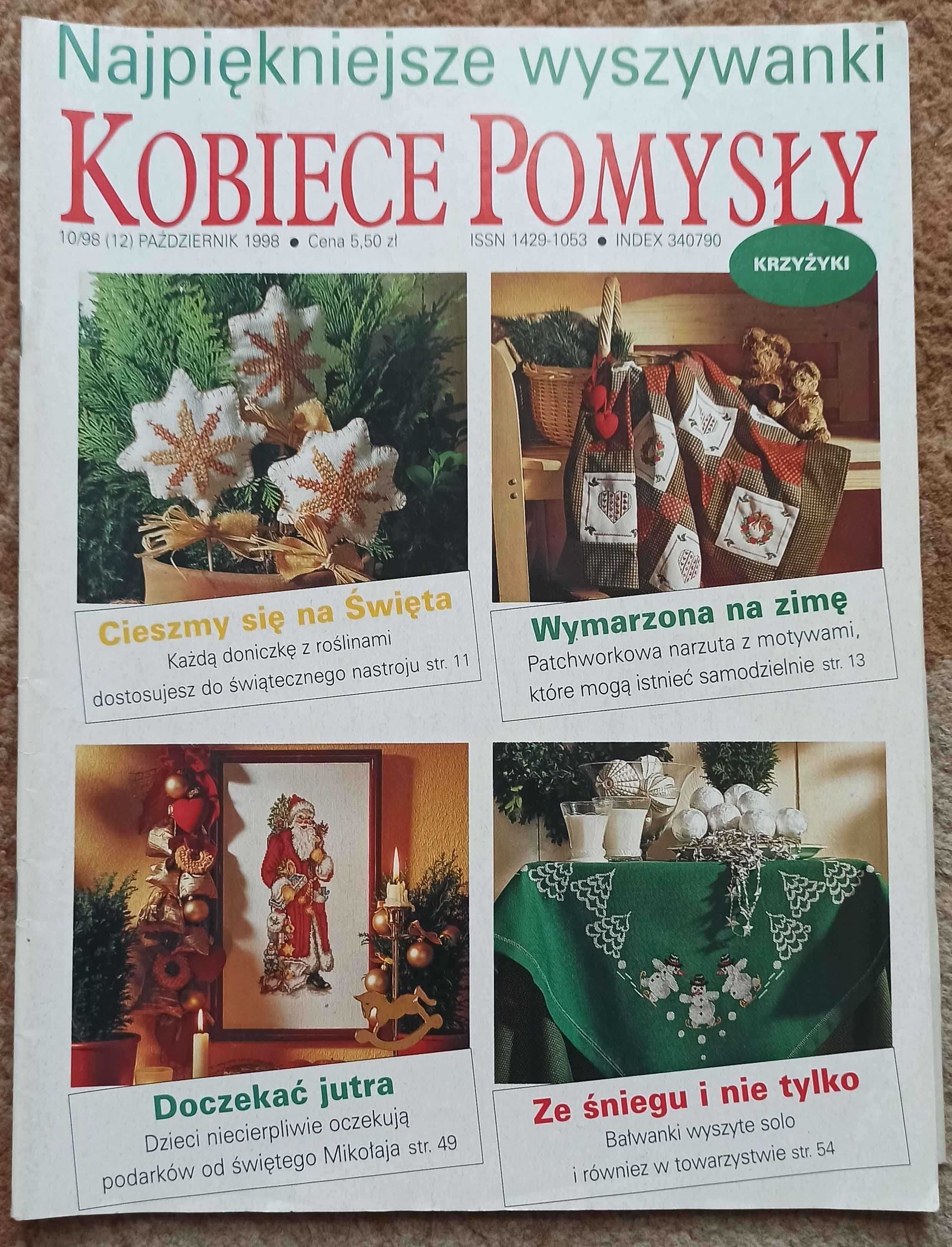 Kobiece pomysły  Nr 10/1998 Czasopismo