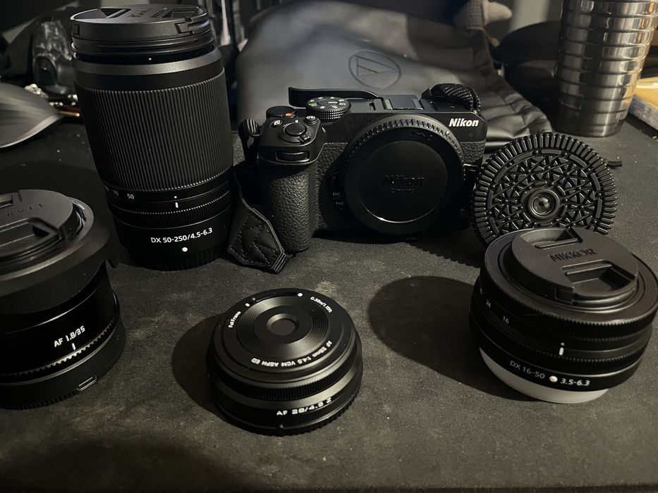 Nikon Z30 com 5 lentes