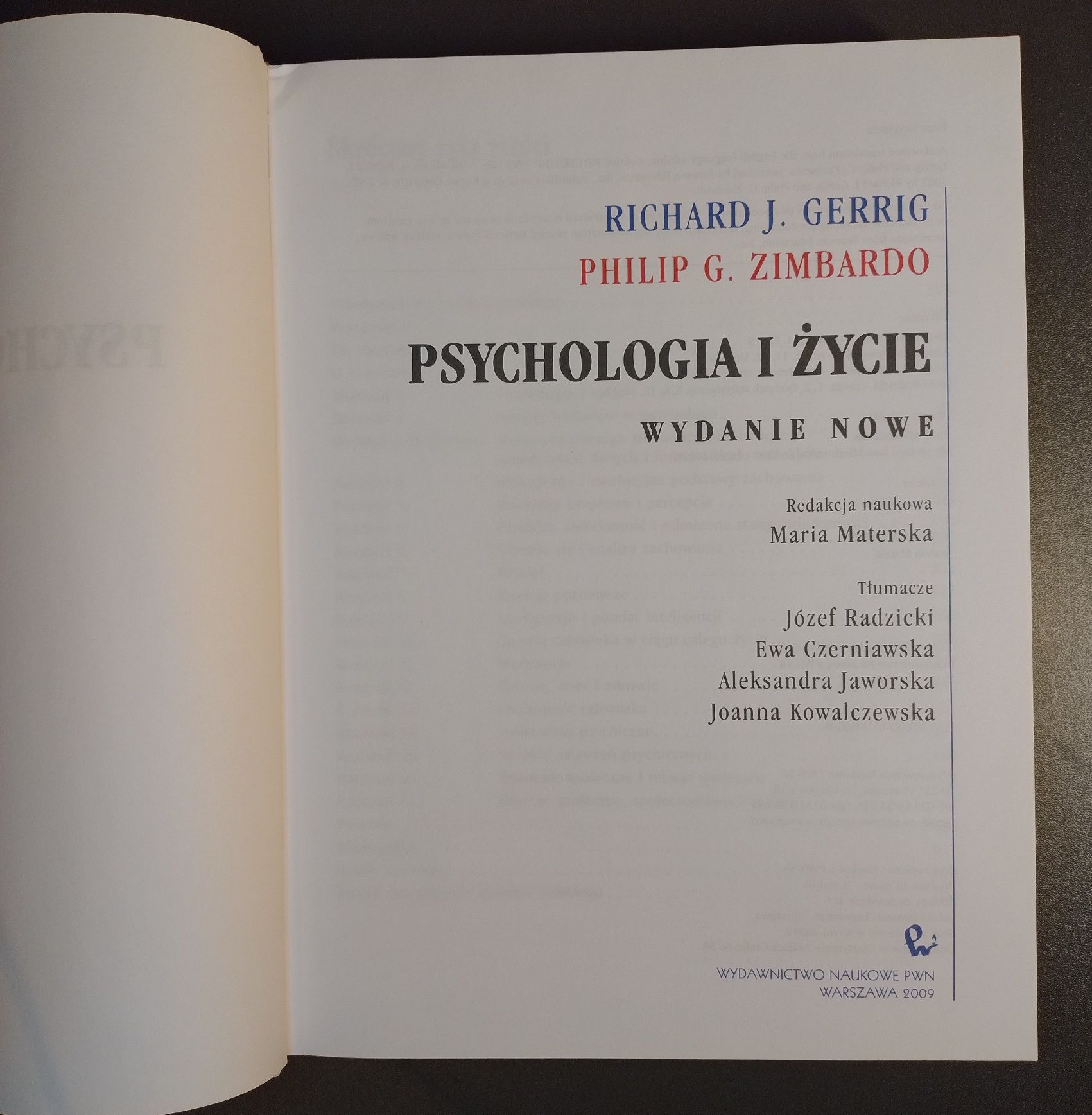 Psychologia i życie. Philip G. Zimbardo