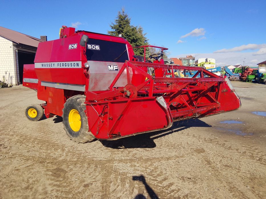 Kombajn Massey Ferguson 506 w oryginale heder 3m ,507/487