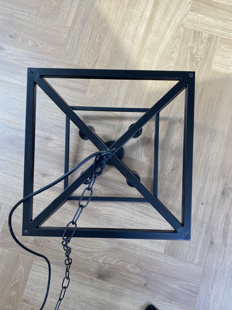 Nowa lampa klatka vintage latarnia przemysłowa
