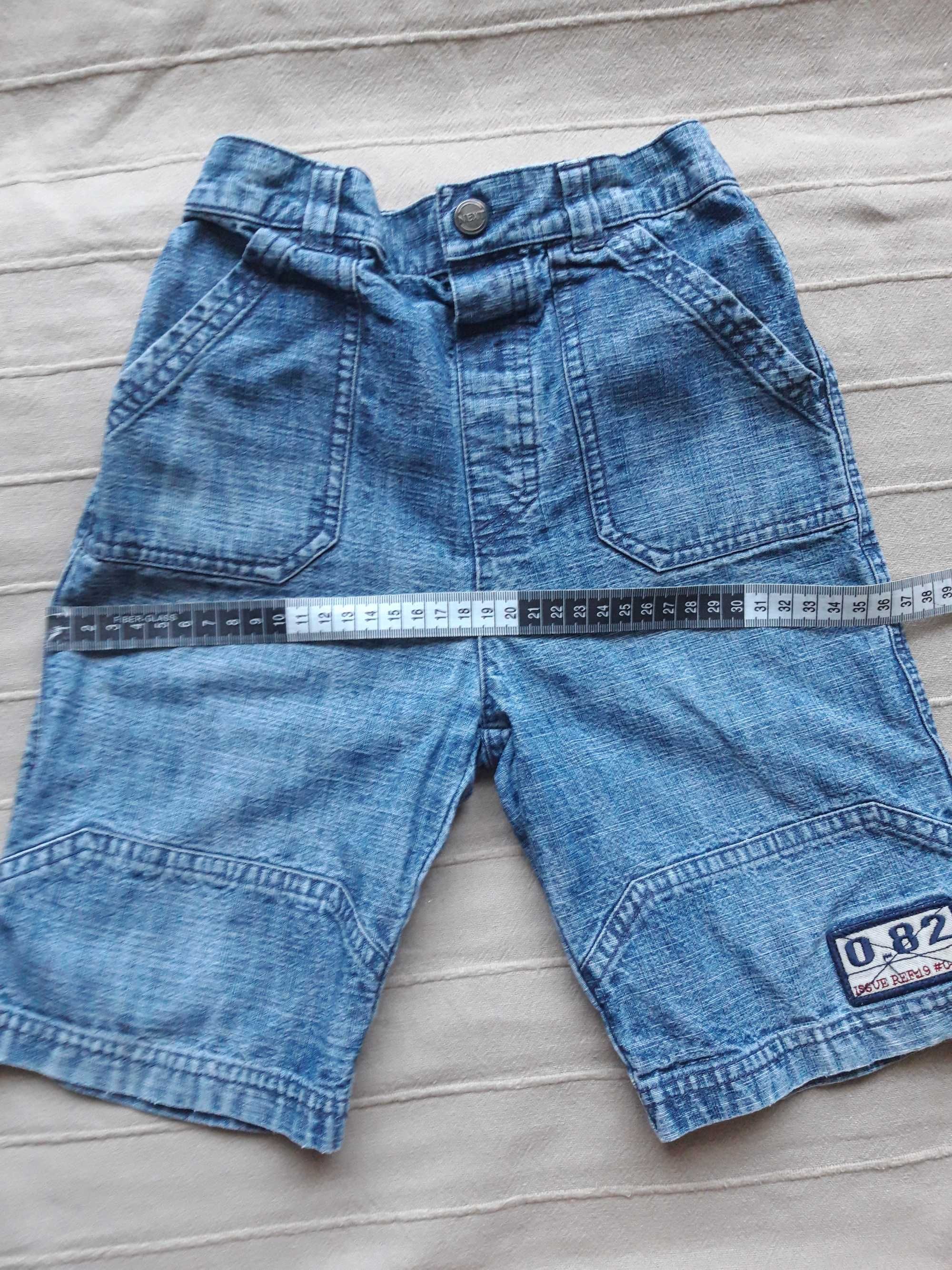 NEXT  rozm 110 spodenki szorty chłopięce jeans