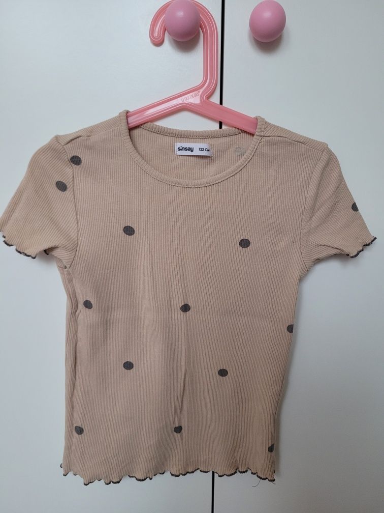 Koszulka dziewczęca bluzka t-shirt 122