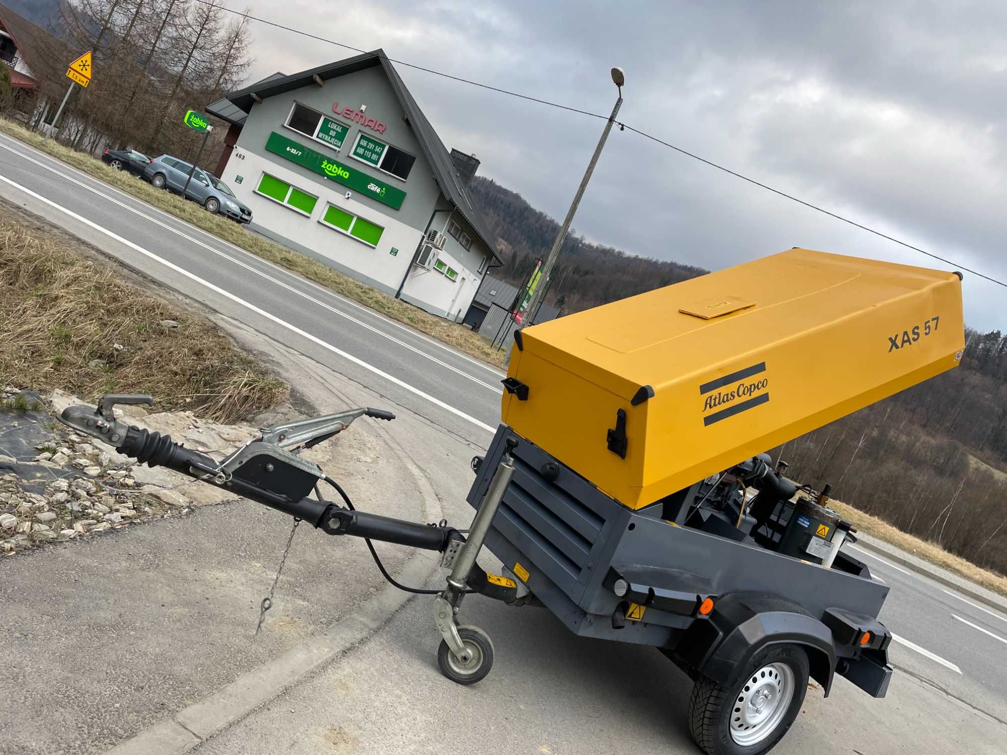 ATLAS COPCO Kompresor Śrubowy XAS 57DD jak nowy OKAZJA Import Norwegia