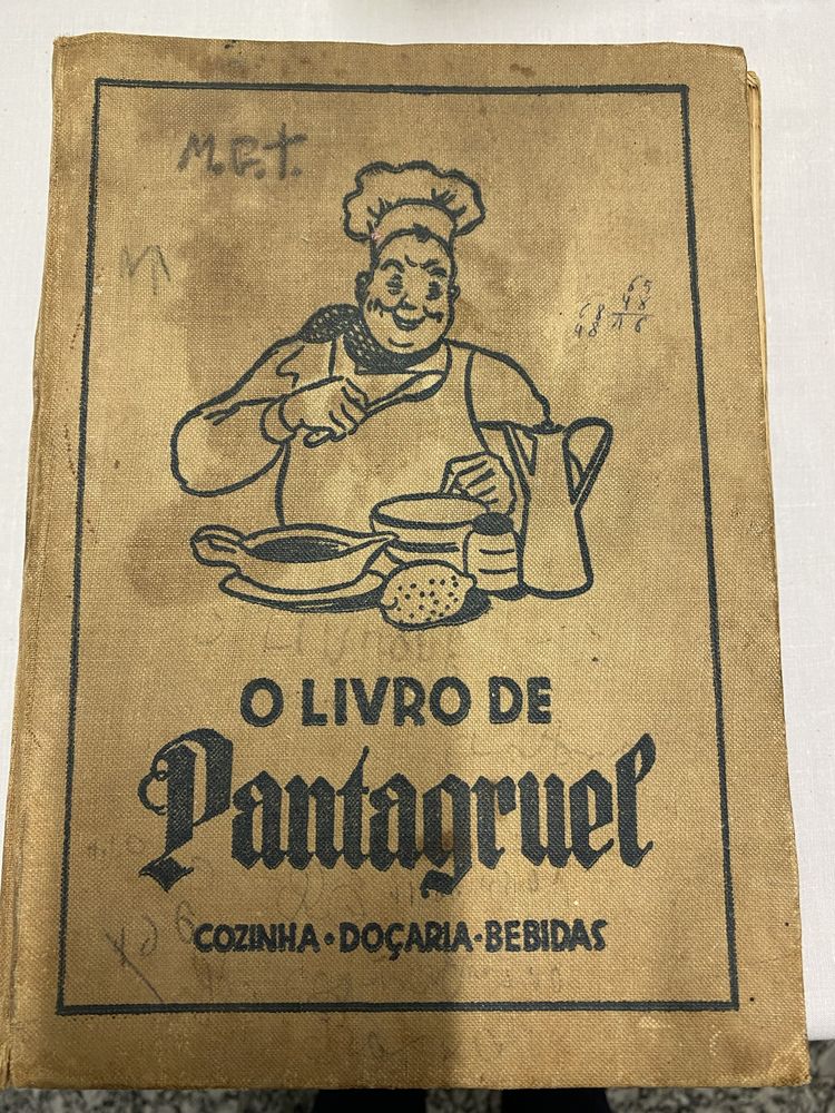 Livro cozinha Pantagruel edicao 1950 /muito antiga(rara)