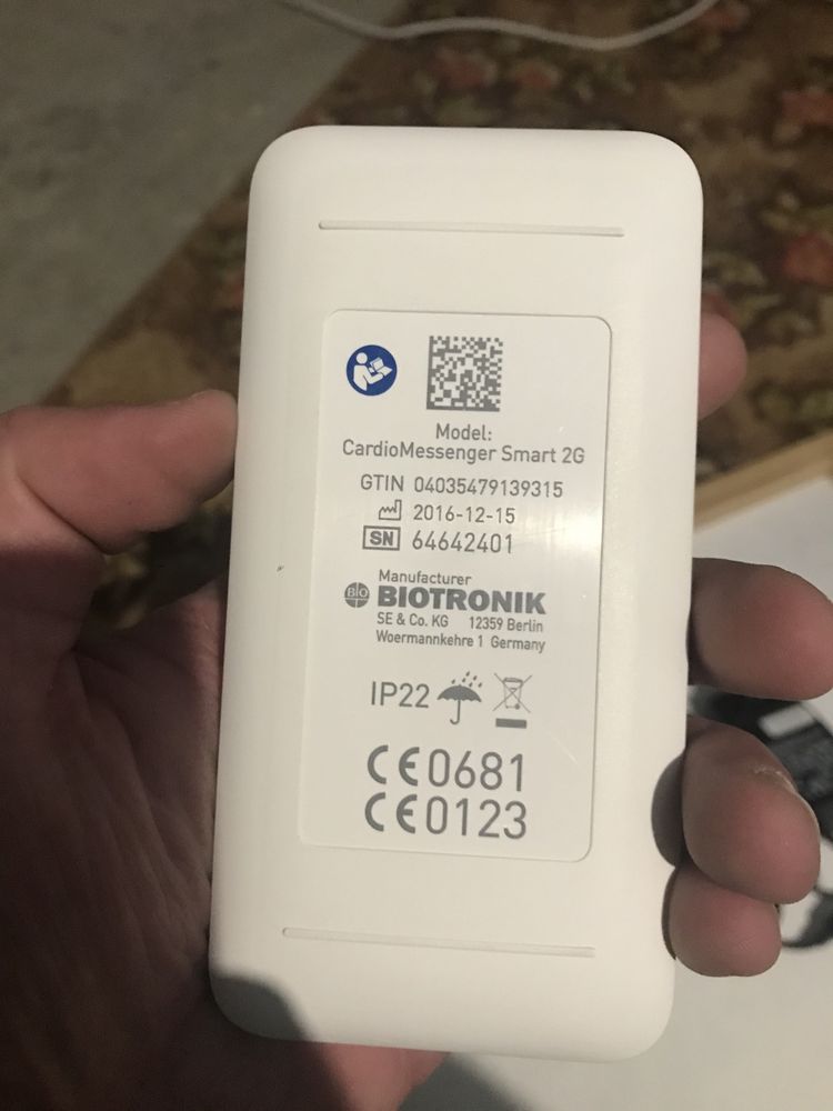 Портативний Пристрій BIOTRONIK Для Пацієнтів Із Кардіостимуляторами