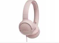 Słuchawki JBL TUNE 500 nauszne z mikrofonem różowe NOWE