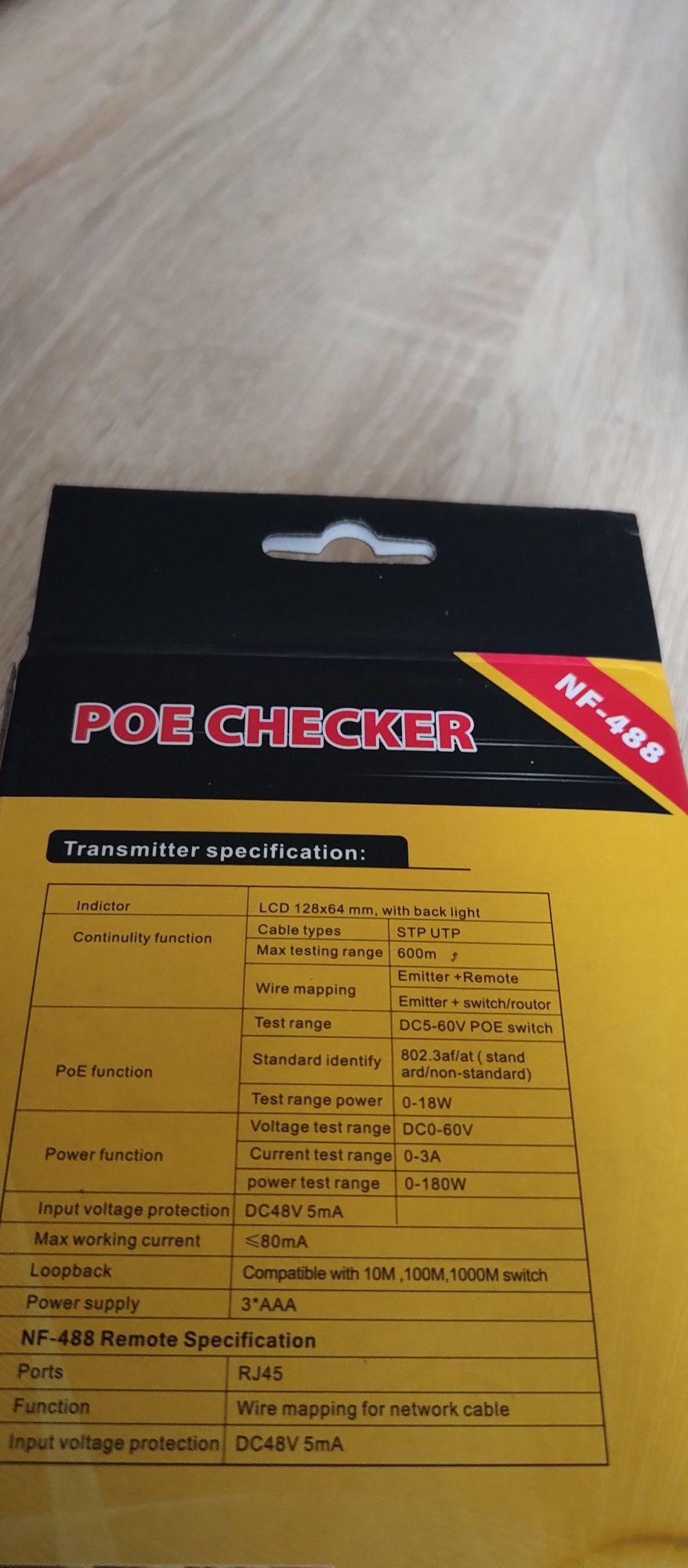 Tester sieciowy NF-488