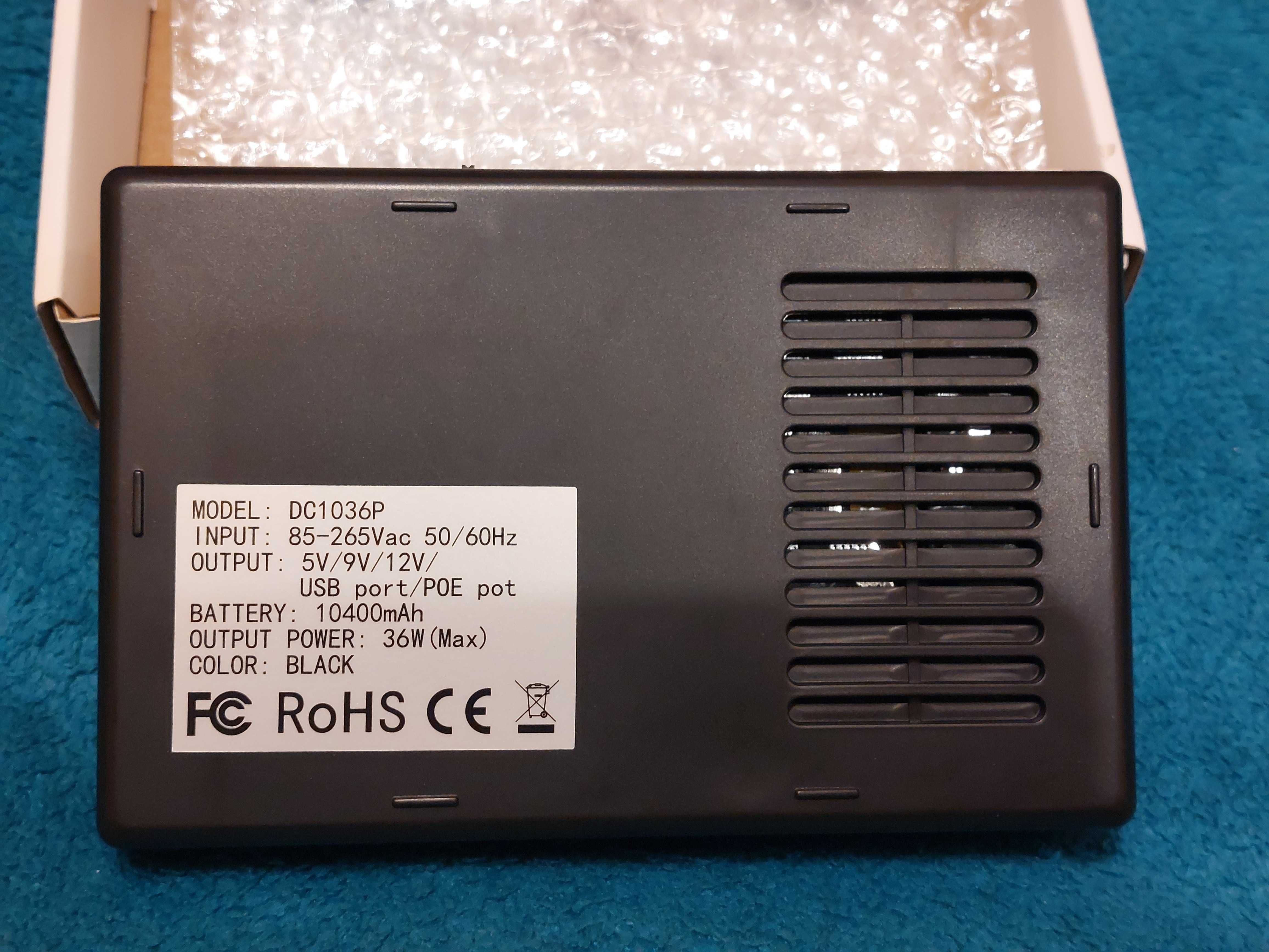 UPS для роутера DC1036P, батарея 10 400mA, потужність 36W, новий