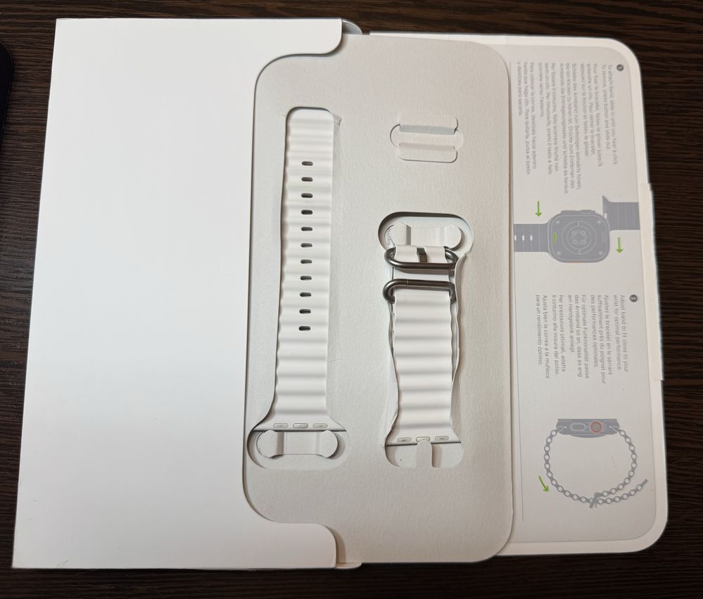 Apple Ocean Band для Watch 49mm - White [MQE93)