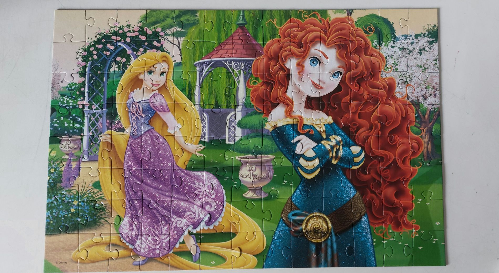 Disney Księżniczki puzzle zaplątani merida