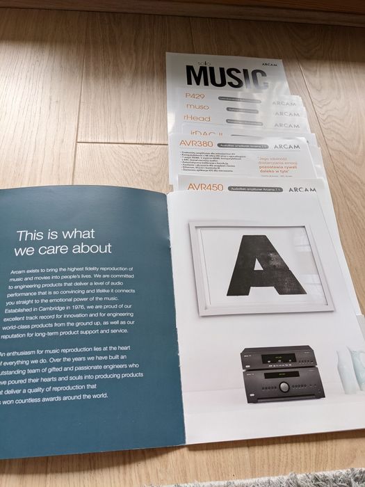 Katalog ARCAM, angielskiego - polski