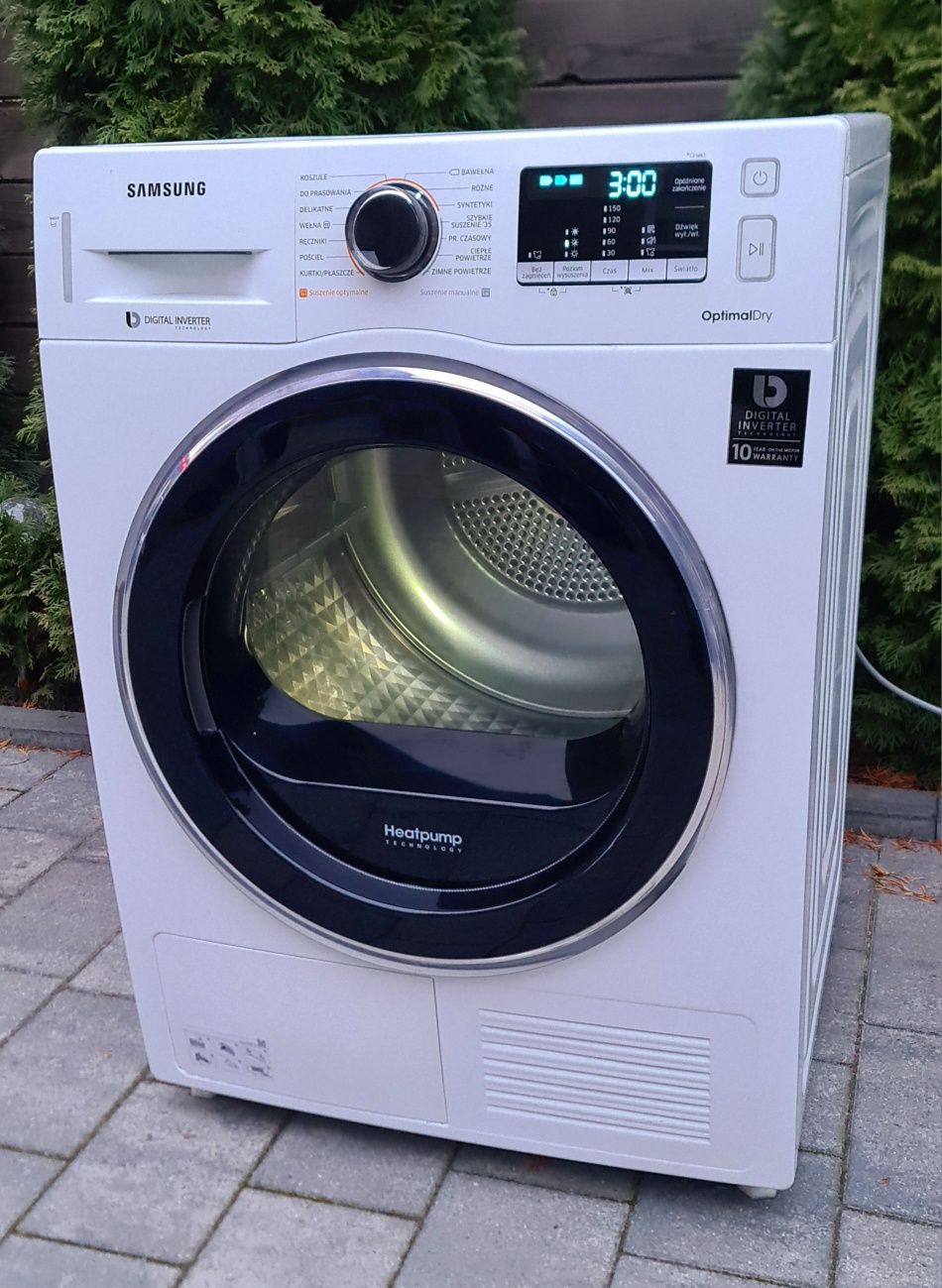 Samsung DV90M5200QW Suszarka z technologią OptimalDry, 9kg, Biała
http