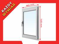 Okno PCV Plastikowe EkoSun 865 x 1435 Typowe Nietypowe NA WYMIAR