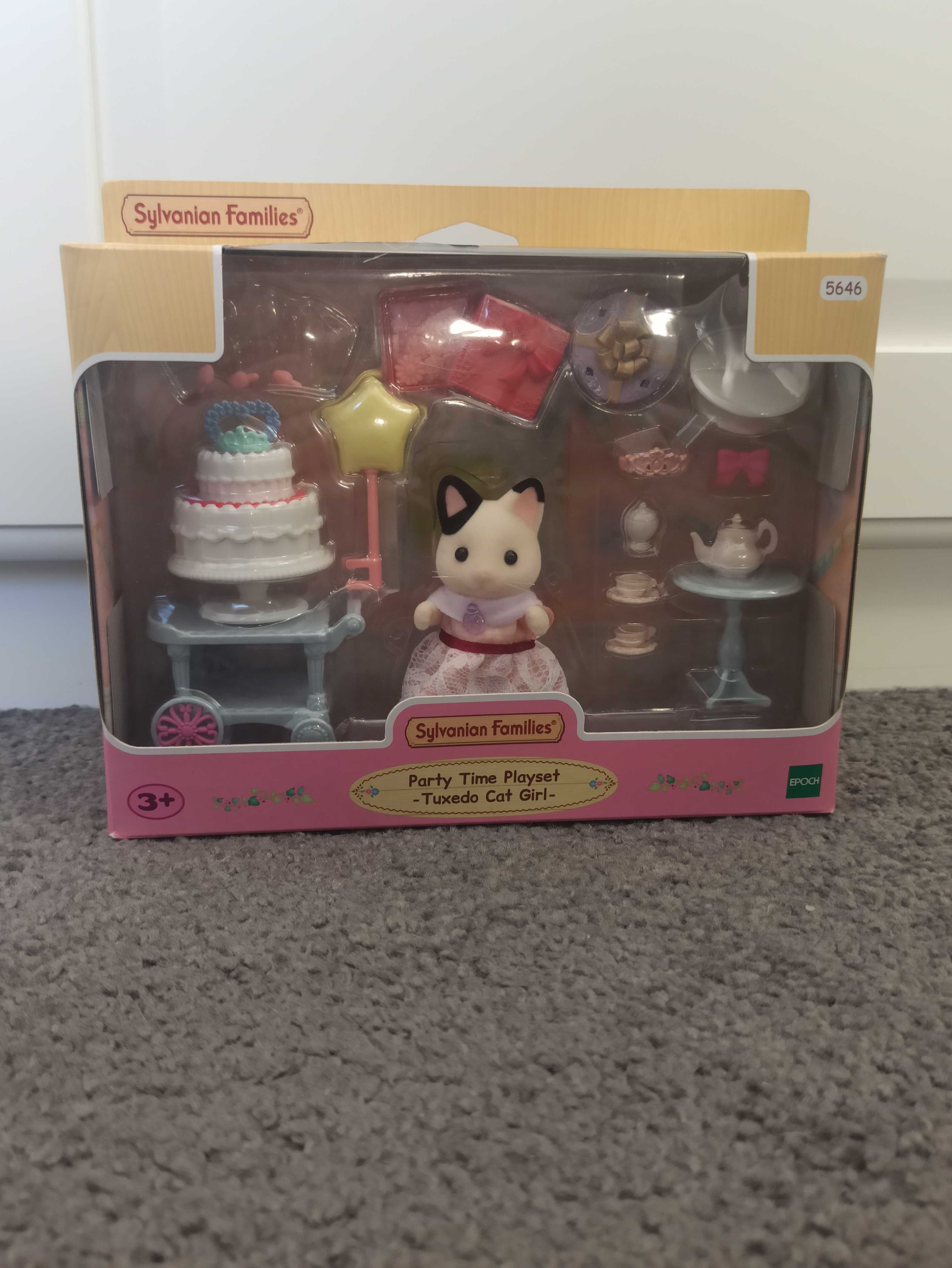 Sylvanian families zestaw urodziny kotka