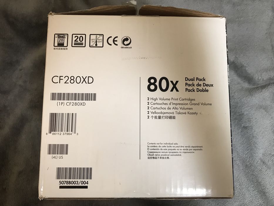 HP CF280X (80x) картридж збільшеної ємності для HP M401/M425