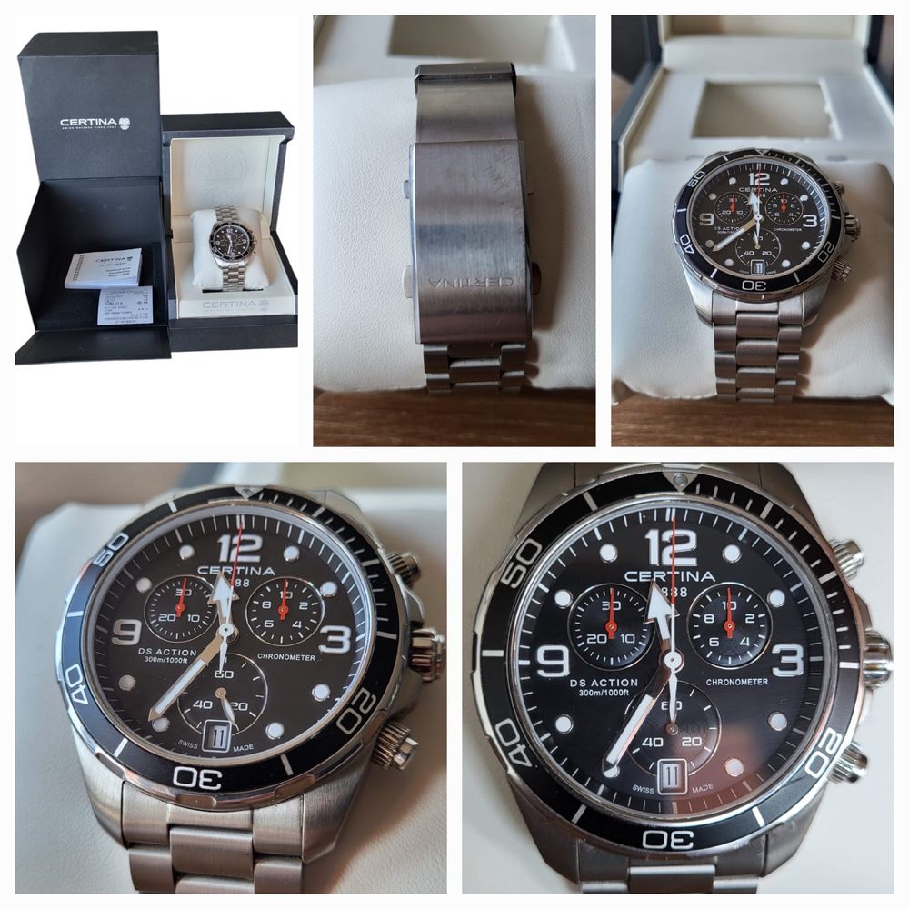 Zegarek męski Certina DS Action Chrono Diver C032.434.11.057.00 COSC