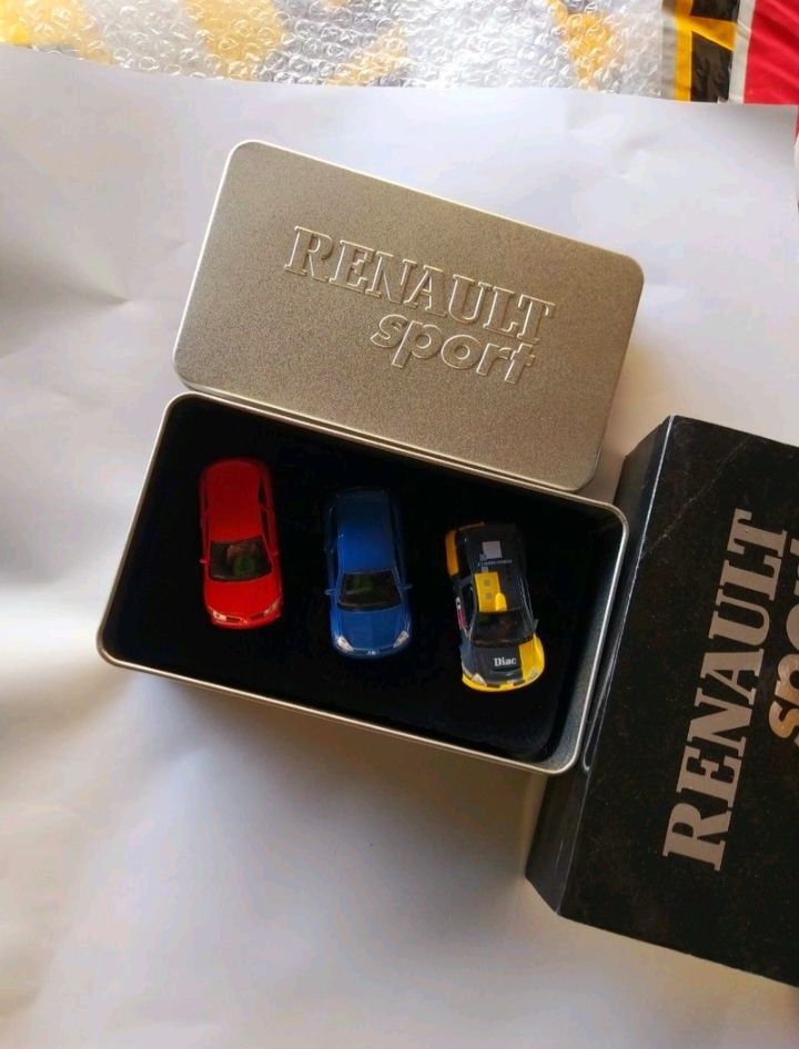 Set 3 Miniaturas Renault Sport NOREV 1:64 Classic